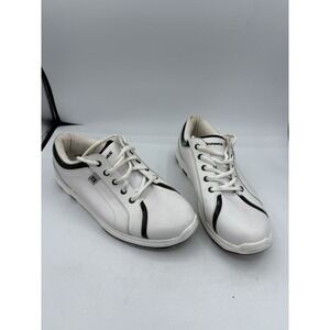 Brunswick Bowling Shoes Womens Size 9 Rave White Black Sneakers DL-001